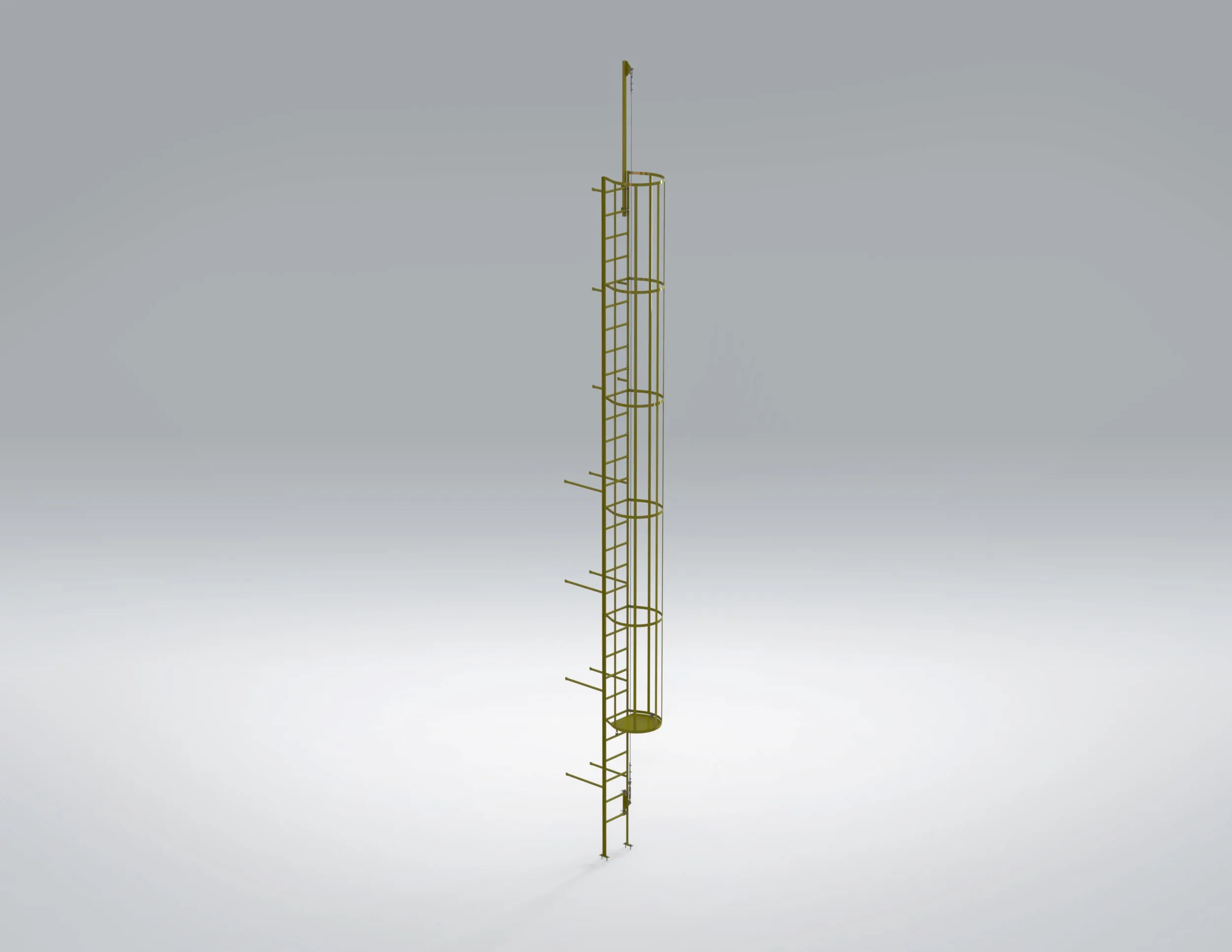 Modelo con plataforma de descanso